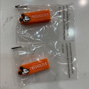 Set of Two Disney Annual Passholder Mickey Mouse Magic Band Sliders